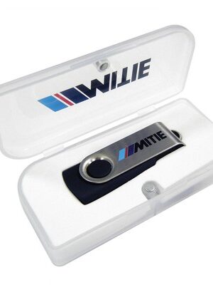 Transparent Plastic Box for Flash Drive