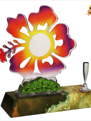Acrylic Plaque (Hibiscus)