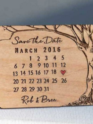Custom Made Wooden Souvenir