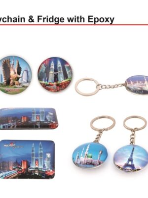 Keychain & Fridge with Epoxy