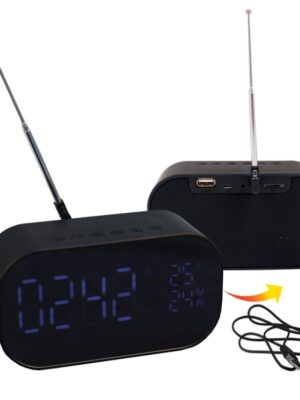 PBS 95 Bluetooth Speaker with Digital Clock