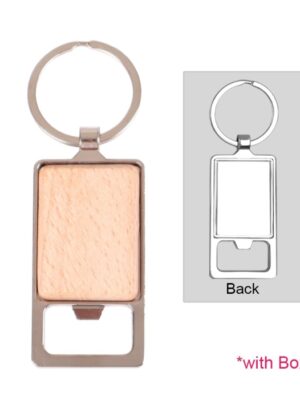 C 631 Wooden Keychain with Bottle Opener