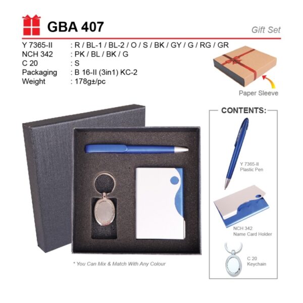 GBA 407 Gift Set
