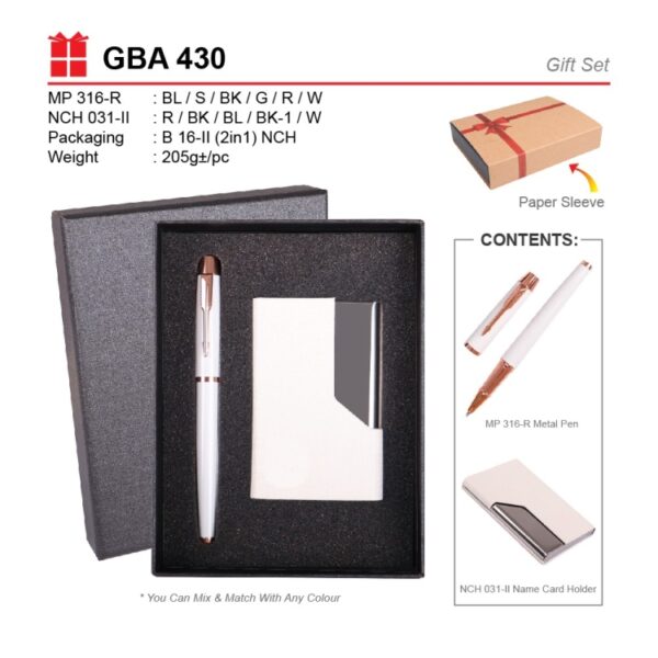 GBA 430 Gift Set