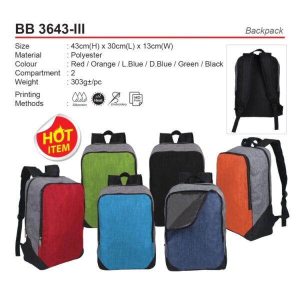 BB 3643-III Backpack - Image 9