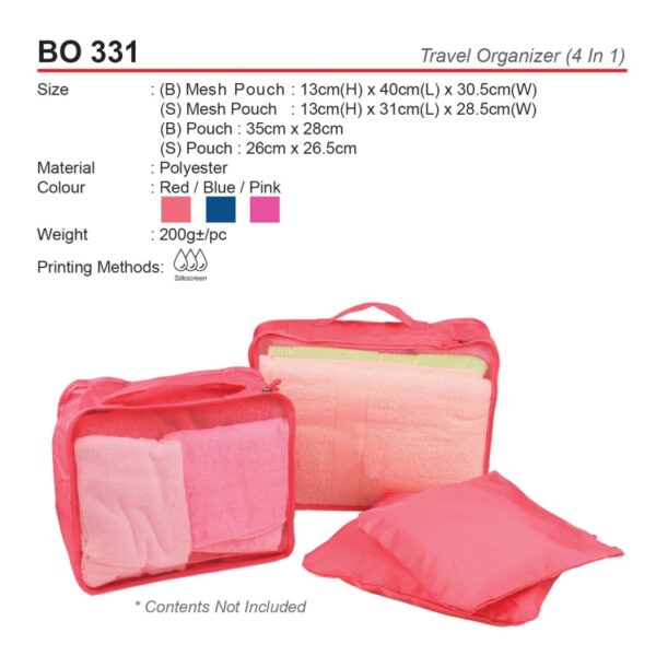 BO 331 Travel Organizer (4 in 1) - Image 2