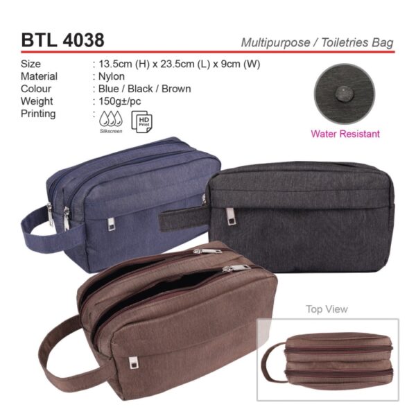 BTL 4038 Multipurpose / Toiletries Bag - Image 7