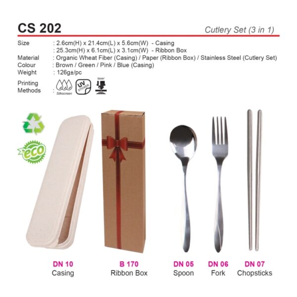 CS 202 Cutlery Set (3 in 1 ) - Image 2