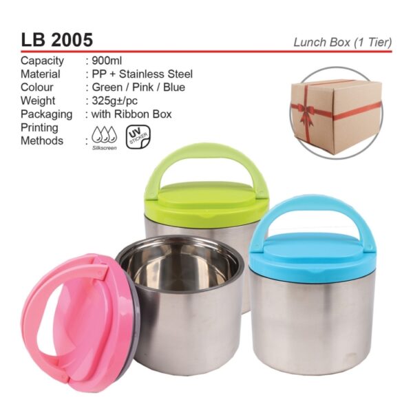 LB 2005 Lunch Box (1 Tier) - Image 5