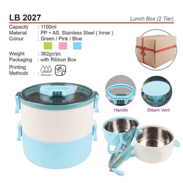 LB 2027 Lunch Box (2 Tier) - Image 5