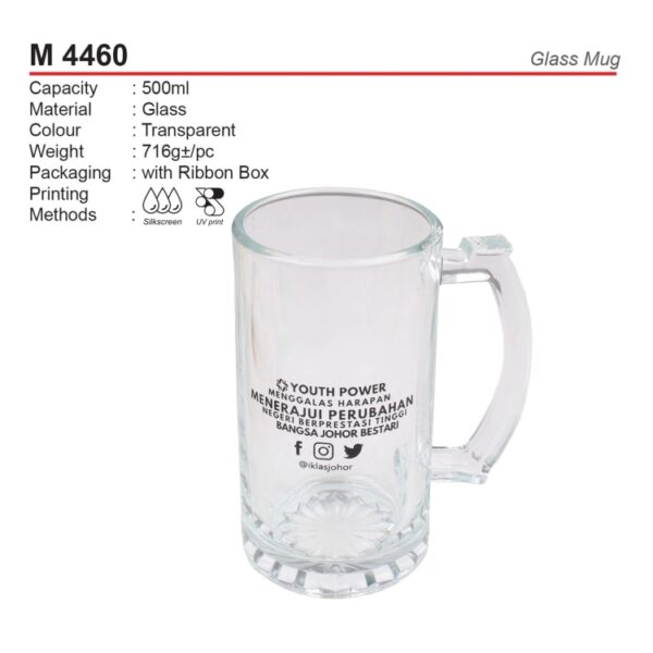 M 4460 Glass Mug - Image 2