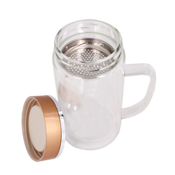 M 4462 Double Wall Glass Mug - Image 2