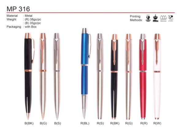 MP 316 Metal Pen - Image 4