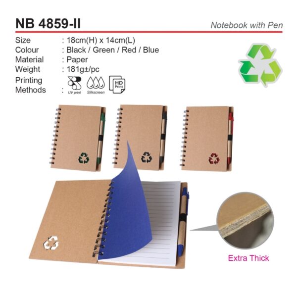 NB 4859-II Notebook With Pen - Image 7
