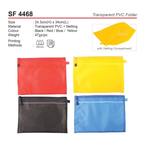 SF 4468 Transparent PVC Folder - Image 7