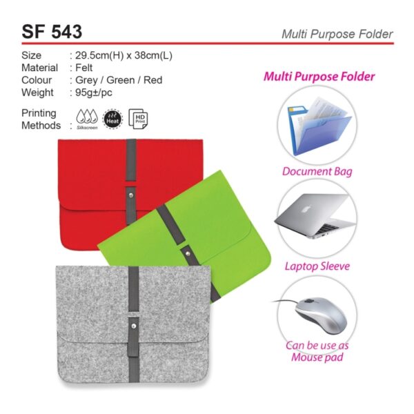 SF 543 Multi Purpose Folder - Image 3