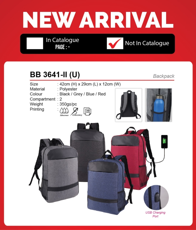 BB 3641-II (U) Backpack