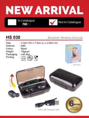 HS 030 Bluetooth Wireless Earbuds