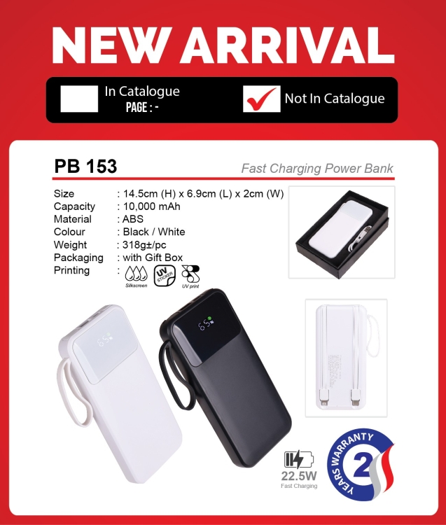 PB 153 Fast Charging Power Bank