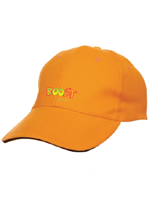OS Baseball Sandwish Peak Cotton Brush Cap 200g 6 Panel