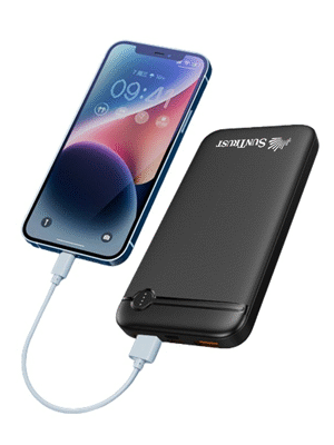 Mini Portable Dual Output Power Bank - 10000mAh