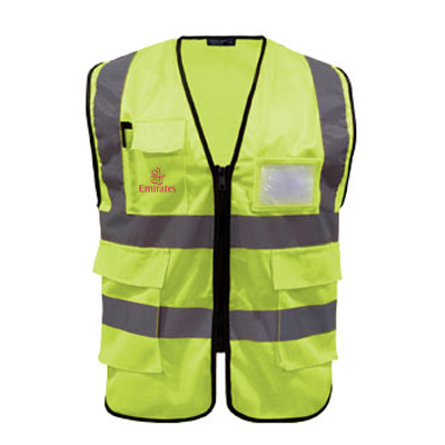 MT Crossrunner Polyester 120gsm Reflective Safety Vest with Pocket