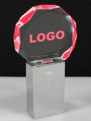 Diamond Crystal USB Memory Drive with LED Light USB - 4GB