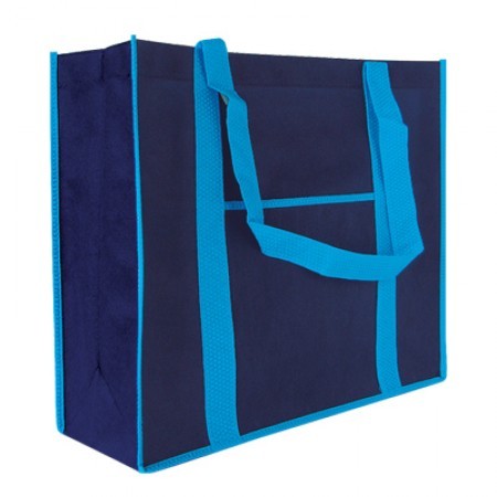 Tone Non-Woven Tote Bag with Pocket – 100gsm (375x330x125)