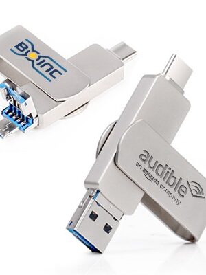 3-in-1 OTG USB Flash Drive - 16GB