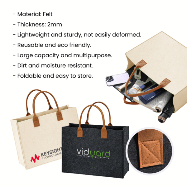 URBAN Felt Tone Tote Bag - Image 8