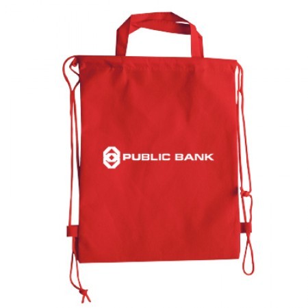 Non-Woven Drawstring with Handle – 100gsm (275×350)
