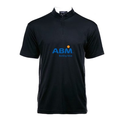 MT Crossrunner Paragon Polo 160gsm Mock Neck T-Shirt