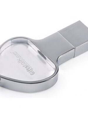 Crystal Air Drop LED Light Up USB Flash Drive - 4GB