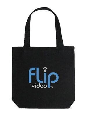 Black Canvas Tote Bag - 12oz