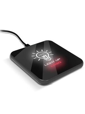 LED Light Up Logo - Mirror Surface 10W Fast Charging Wireless Charger II