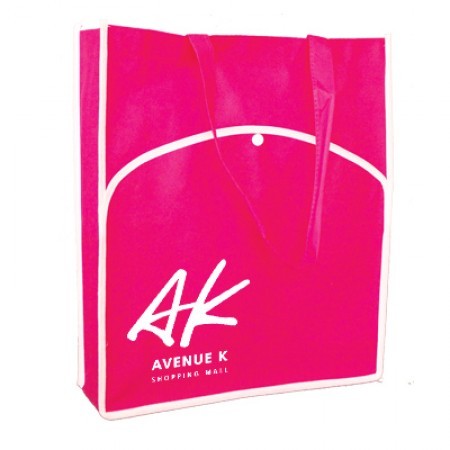 Vibrant Eco-Tote Bag with Pocket – 100gsm (340x390x100)