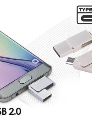 Sharp Twist USB 2.0 OTG Type-C Flash Drive - 8GB