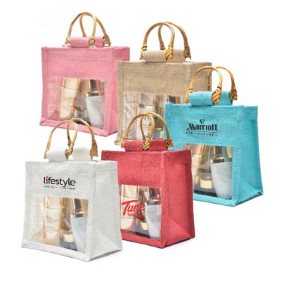 Small Jute Rattan Handle Packaging