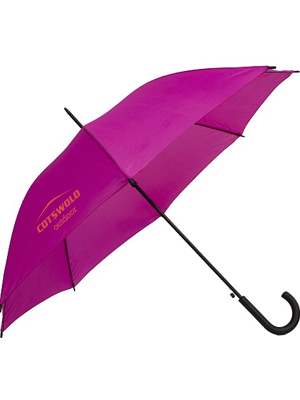24" Polyester Solid Fabric Umbrella