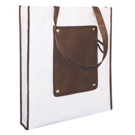 Foldable Non-Woven Bag with Button – 100gsm (370x420x75)