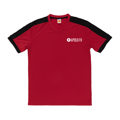 OS Quick Dry Polyester Interlock V-Neck 150gsm T-Shirt