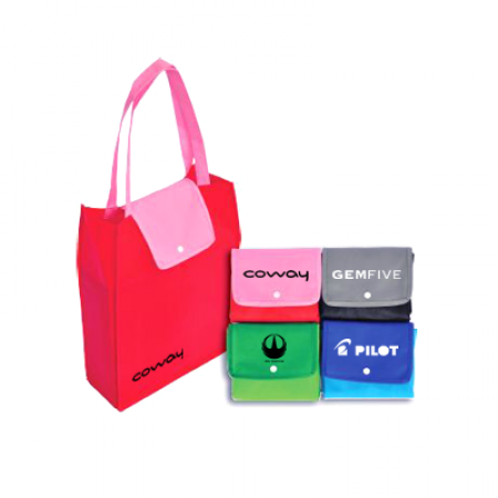 Two Tone Foldable Non-Woven Bag