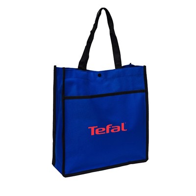 Black Lining Nylon Tote Bag (345x320x105)