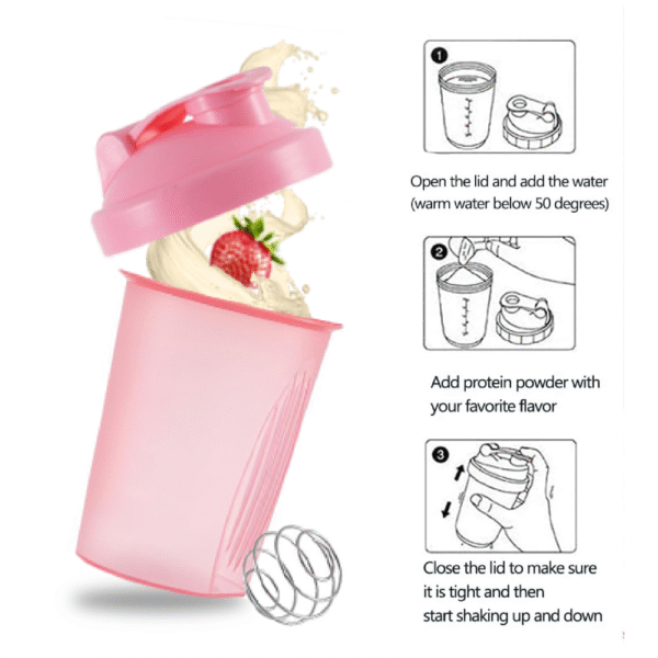 Protein Shaker Bottle - 400ml - Image 8