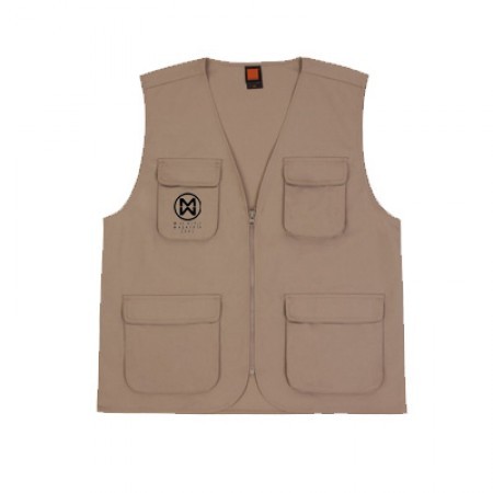 OS Polyester Canvas Zippered Vest