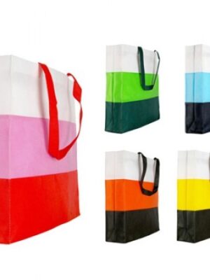 Tri Colour Non-Woven Bag - 100gsm (400x375x100)