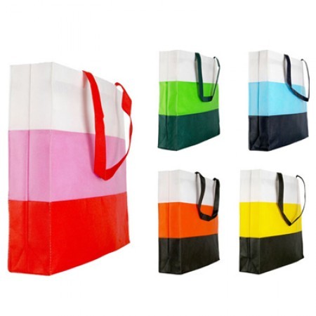 Tri Colour Non-Woven Bag – 100gsm (400x375x100)