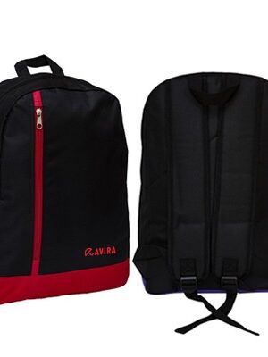 Nylon Straight Zipper Backpack